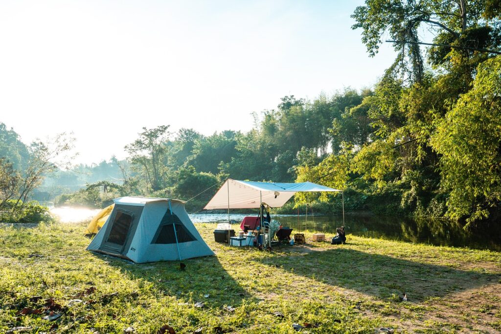 Acampando